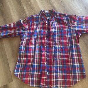 Ralph Lauren Red and Blue Plaid Shirt